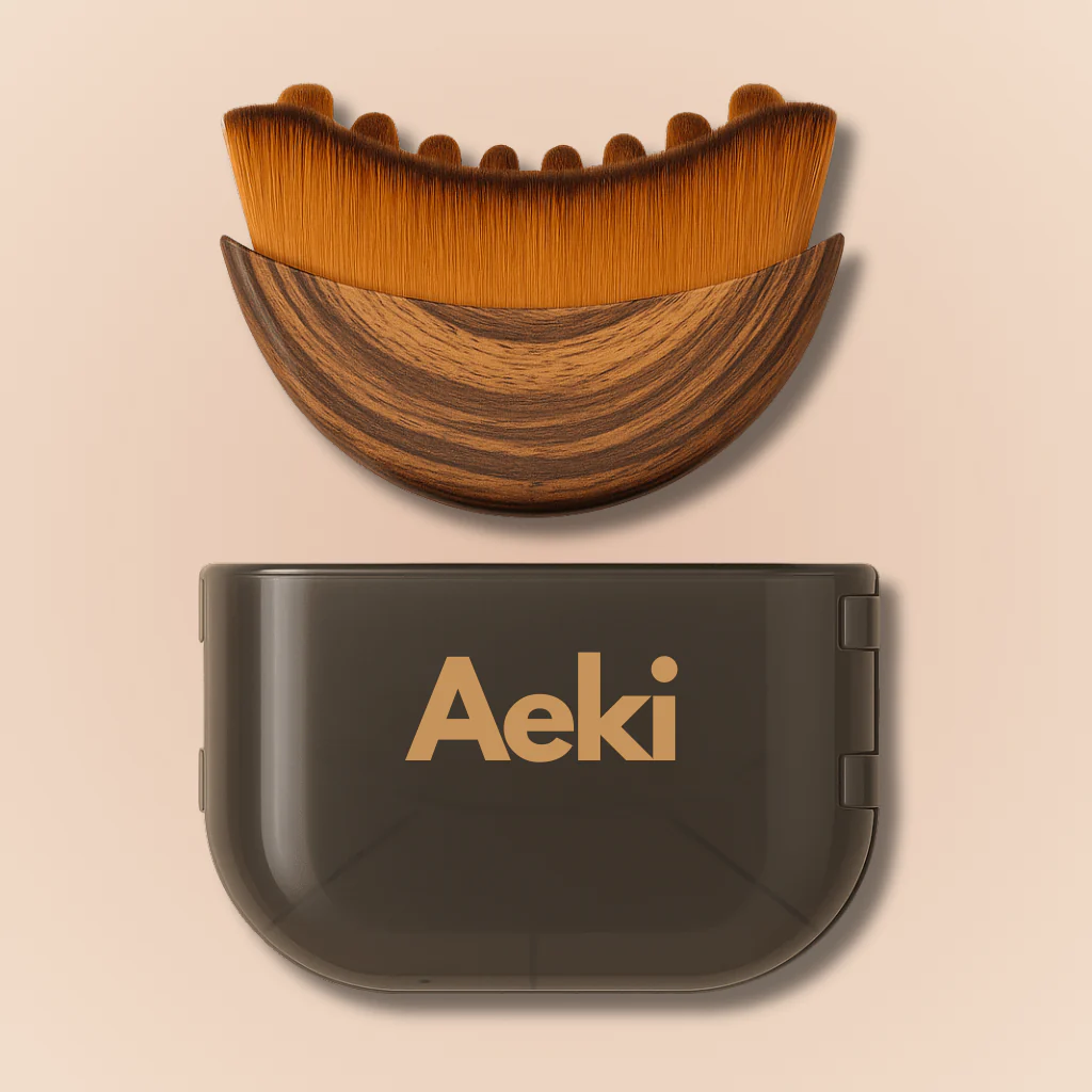 Aeki Lymphatic Contour face Brush